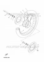 ROUE AVANT pour Yamaha XTZ TENERE 2010