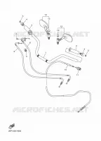 GUIDON ET CABLES pour Yamaha XVS MIDNIGHT STAR 2010
