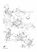 COUVERCLE LATERAL pour Yamaha XVS MIDNIGHT STAR 2010