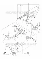 ECHAPPEMENT pour Yamaha XVS MIDNIGHT STAR 2010
