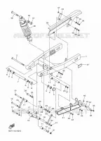 BRAS OSCILLANT / AMORTISSEUR pour Yamaha XVS MIDNIGHT STAR 2010