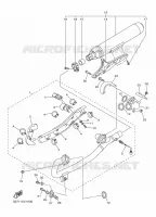 ECHAPPEMENT pour Yamaha XVS MIDNIGHT STAR 2010