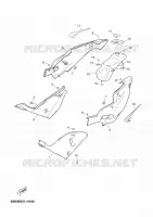 COUVERCLE LATERAL pour Yamaha XPOWER 2010