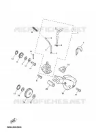 POMPE A HUILE pour Yamaha XPOWER 2010