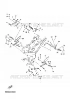 SUPPORT / REPOSE PIEDS pour Yamaha XPOWER 2010