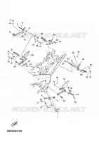SUPPORT / REPOSE PIEDS pour Yamaha XPOWER 2010