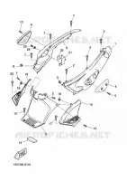 COUVERCLE LATERAL pour Yamaha STUNT NAKED 2010