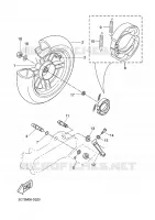 ROUE ARRIERE pour Yamaha STUNT NAKED 2010