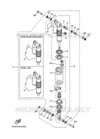 AMORTISSEUR ARRIERE pour Yamaha YZ 2010