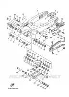 BRAS ARRIERE pour Yamaha YZ 2010