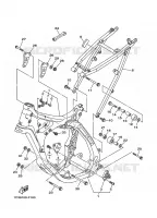 CADRE pour Yamaha YZ 2010
