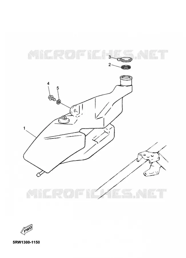 RESERVOIR D'HUILE Yamaha SCOOTER 50 2011 MACH  CS50 MACH G AIR