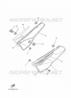 COUVERCLE LATERAL pour Yamaha DT 2011