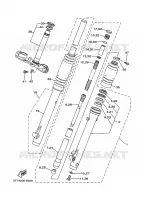 FOURCHE pour Yamaha DT 2011