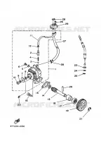 POMPE A HUILE pour Yamaha DT 2011