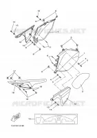 COUVERCLE LATERAL pour Yamaha DTR 2011