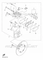 ETRIER DE FREIN ARRIERE pour Yamaha FAZER ABS 2011
