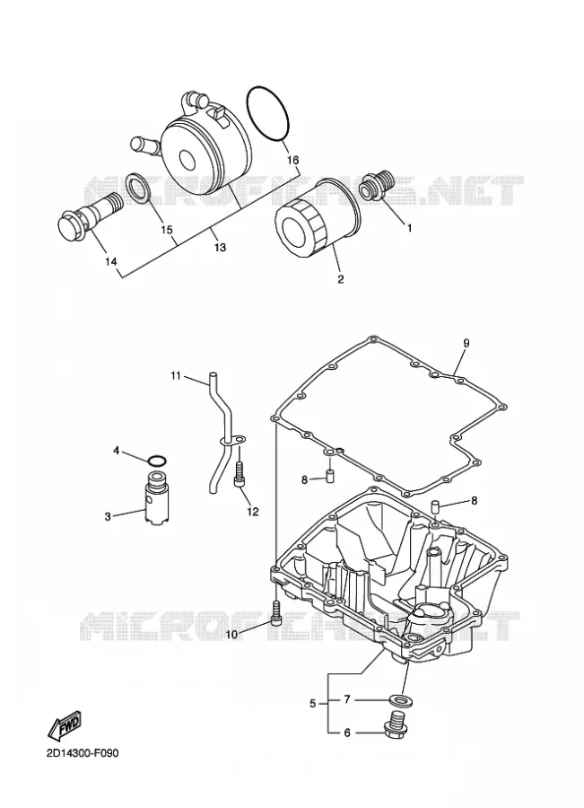 FILTRE A HUILE Yamaha MOTO 1000 2011 FAZER ABS  FZ1-SA