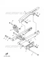BRAS OSCILLANT / AMORTISSEUR pour Yamaha CRYPTON 2011