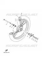 ROUE AVANT pour Yamaha CRYPTON 2011