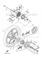 ROUE ARRIERE pour Yamaha CRYPTON 2011