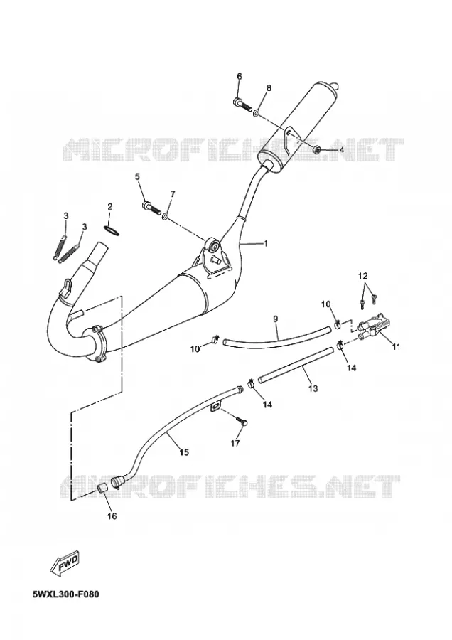 ECHAPPEMENT Yamaha MOTO 50 2011 TZR  TZR50 TZR 50