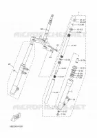 FOURCHE 2 pour Yamaha XCITY 2011