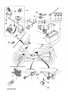PARTIE ELECTRIQUE 1 pour Yamaha XCITY 2011