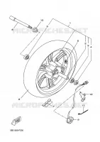 ROUE AVANT pour Yamaha XCITY 2011