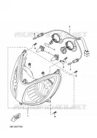 PHARE  pour Yamaha XCITY 2011