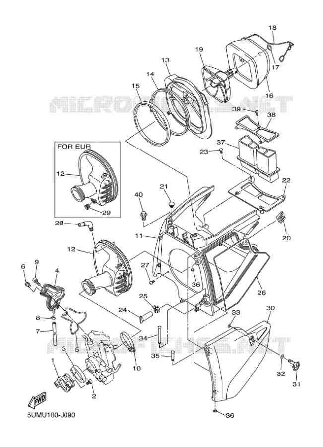 ADMISSION Yamaha MOTO 250 2011 WRF  WR250F