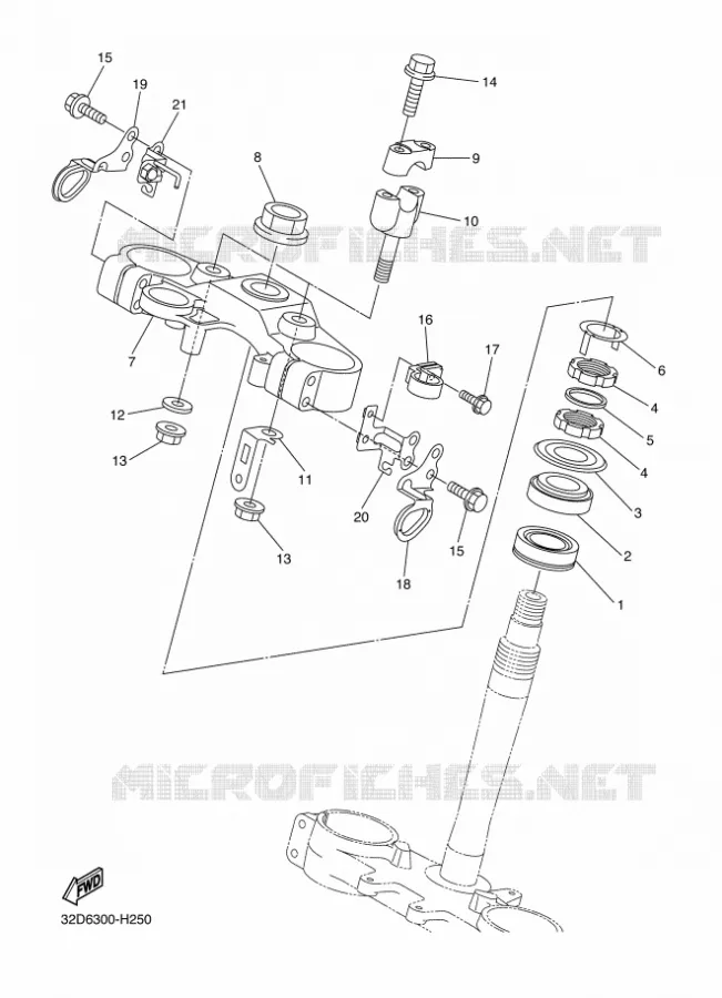DIRECTION Yamaha MOTO 250 2011 WR-R  WR250R