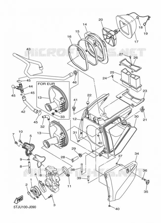 ADMISSION Yamaha MOTO 450 2011 WRF  WR450F