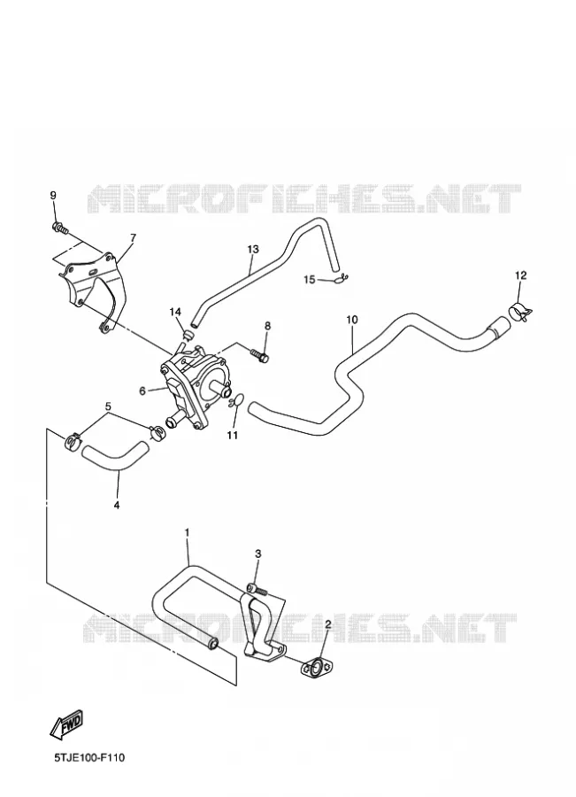 SYSTÈME D'ADMISSION D'AIR AIS Yamaha MOTO 450 2011 WRF  WR450F