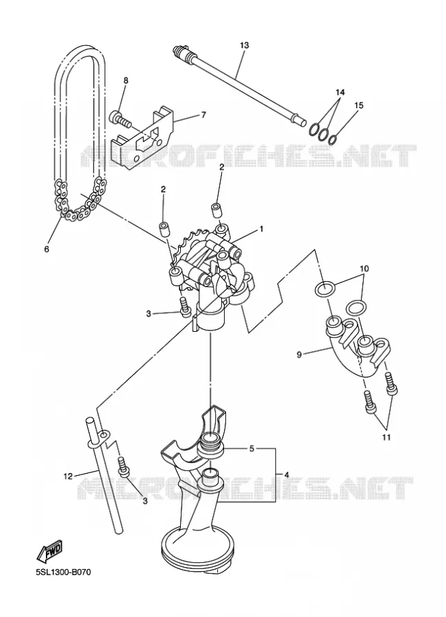 POMPE A HUILE Yamaha MOTO 600 2011 XJ6  XJ6FA