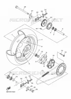 ROUE ARRIERE pour Yamaha XJ6 ABS 2011
