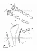 ARBRE A CAMES / CHAINE DE DISTRIBUTION pour Yamaha XJ6 ABS 2011