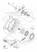 ROUE ARRIERE pour Yamaha XJ6 ABS 2011