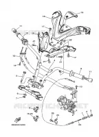 GUIDON ET CABLES pour Yamaha TMAX ABS 2011