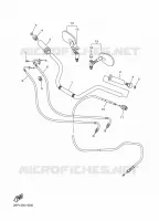 GUIDON ET CABLES pour Yamaha MIDNIGHT STAR 2011