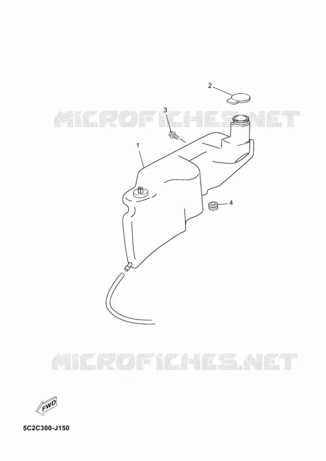 RESERVOIR D'HUILE Yamaha SCOOTER 50 2011 OVETTO  YN50 OVETTO
