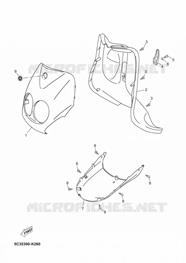 PROTEGE JAMBES Yamaha SCOOTER 50 2011 NEOS  YN50 NEO'S