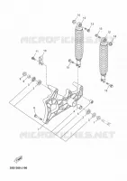 BRAS OSCILLANT / AMORTISSEUR pour Yamaha XMAX 2011