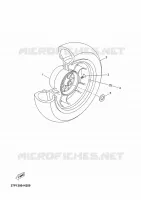 ROUE ARRIERE pour Yamaha XMAX 2011