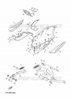 SUPPORT / REPOSE PIEDS pour Yamaha XMAX 2011