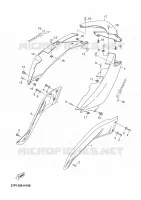 COUVERCLE LATERAL pour Yamaha XMAX 2011