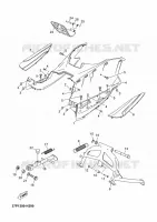 SUPPORT / REPOSE PIEDS pour Yamaha XMAX 2011