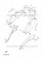 COUVERCLE LATERAL pour Yamaha XMAX 2011