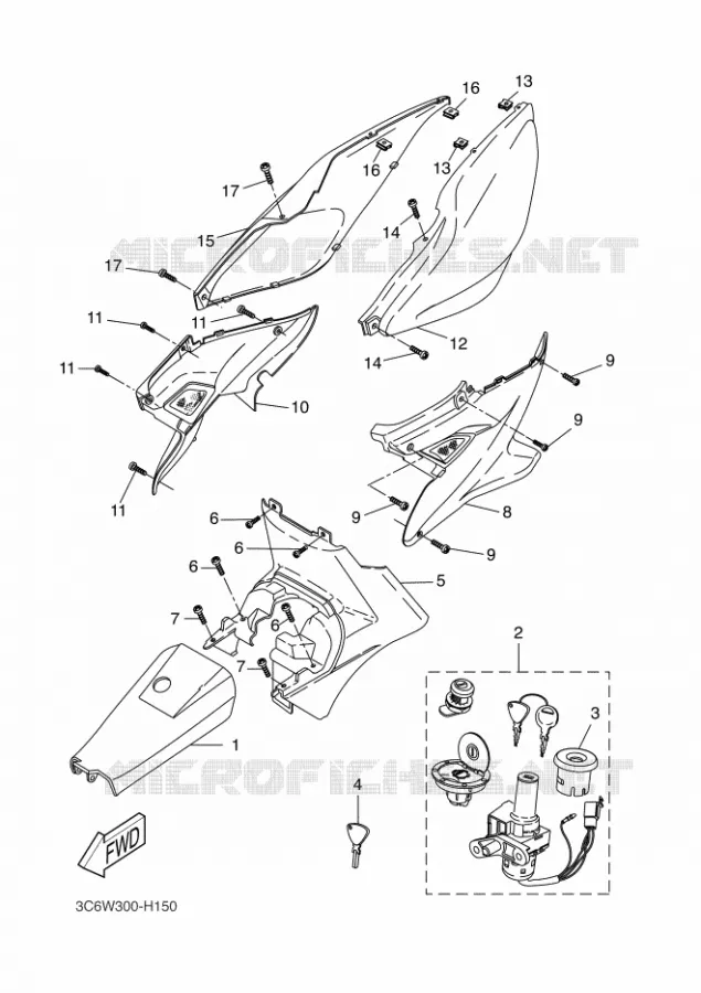 COUVERCLE LATERAL Yamaha SCOOTER 50 2011 NITRO  YQ50