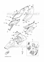 COUVERCLE LATERAL pour Yamaha NITRO 2011